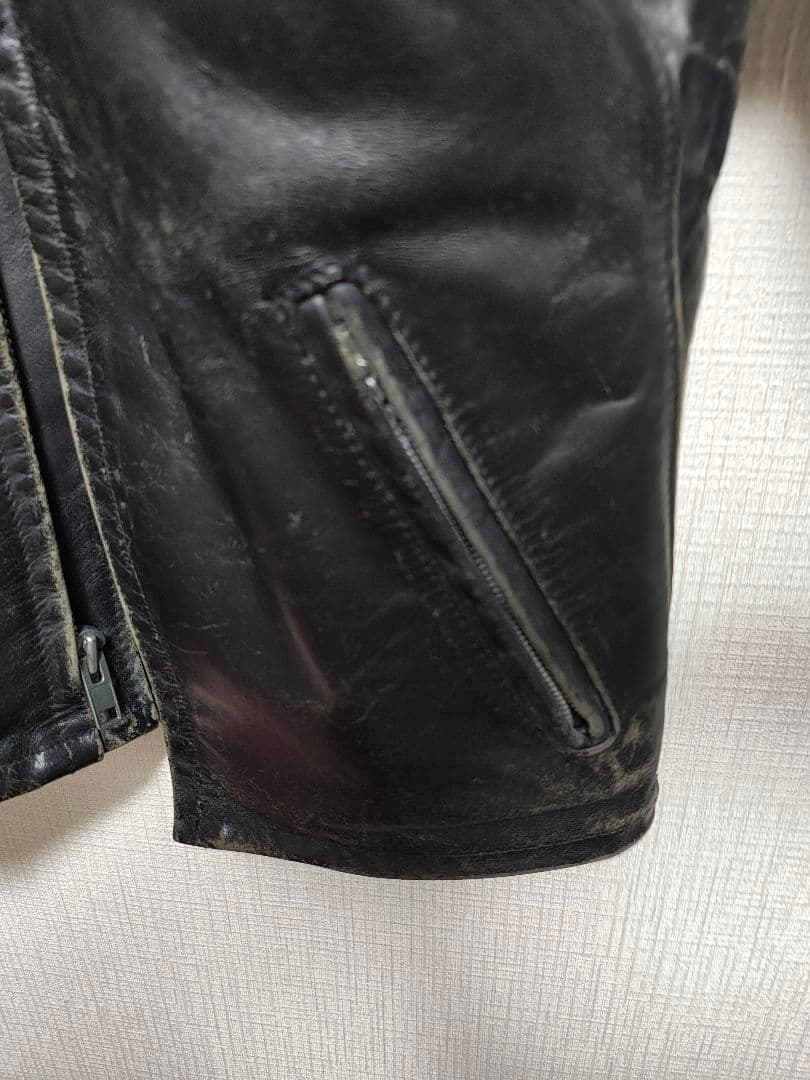 Schott シングルライダースジャケット 36サイズ