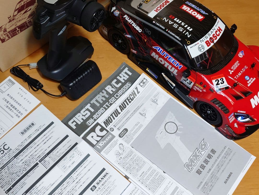 MOTUL AUTECH Z LEDライト付＆プロポバッテリー充電器完成品セット