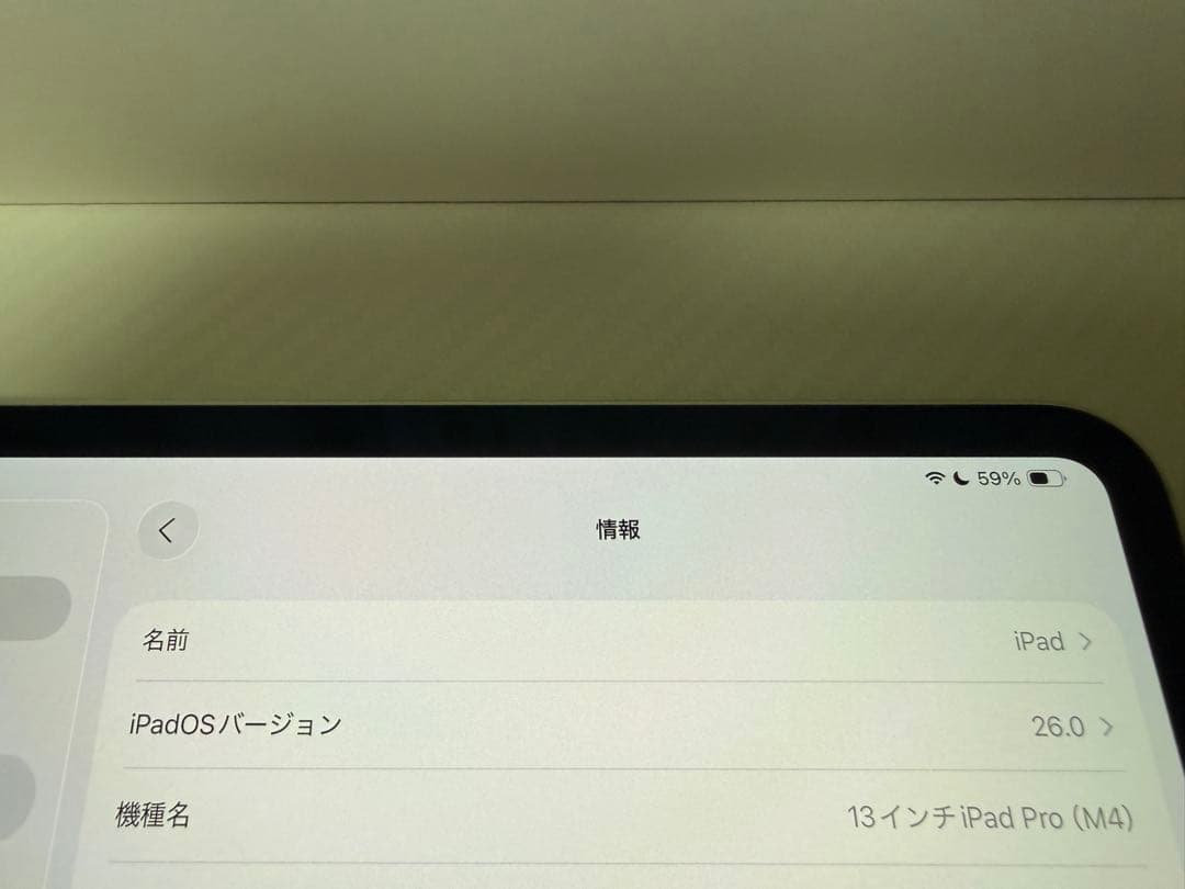 iPad Pro 13インチ M4 2024 nano-texture 1TB