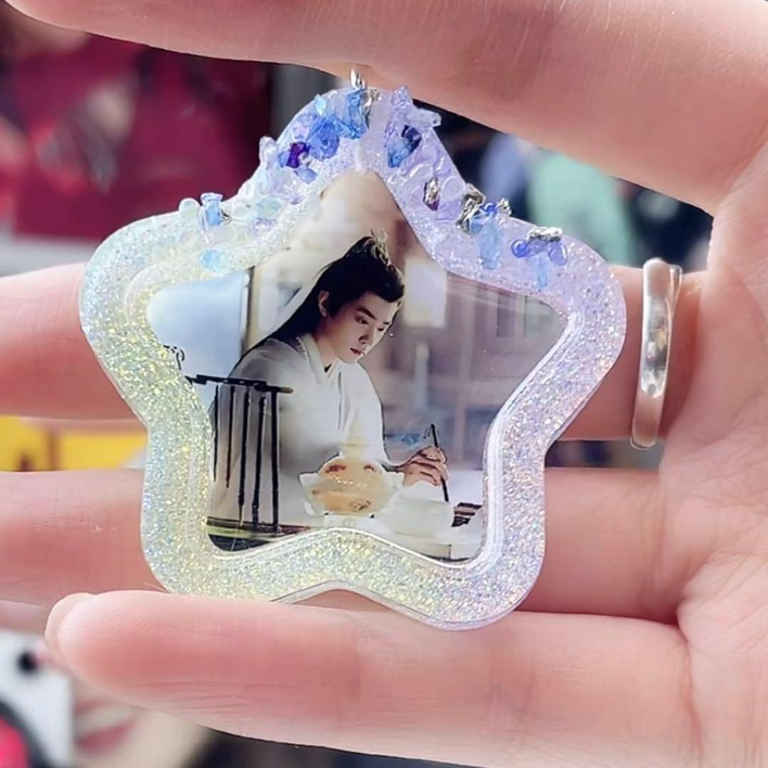 肖戦 ゴージャスなキラキラ 星&ハート　レジンキーホルダー14点セット❣️確認用