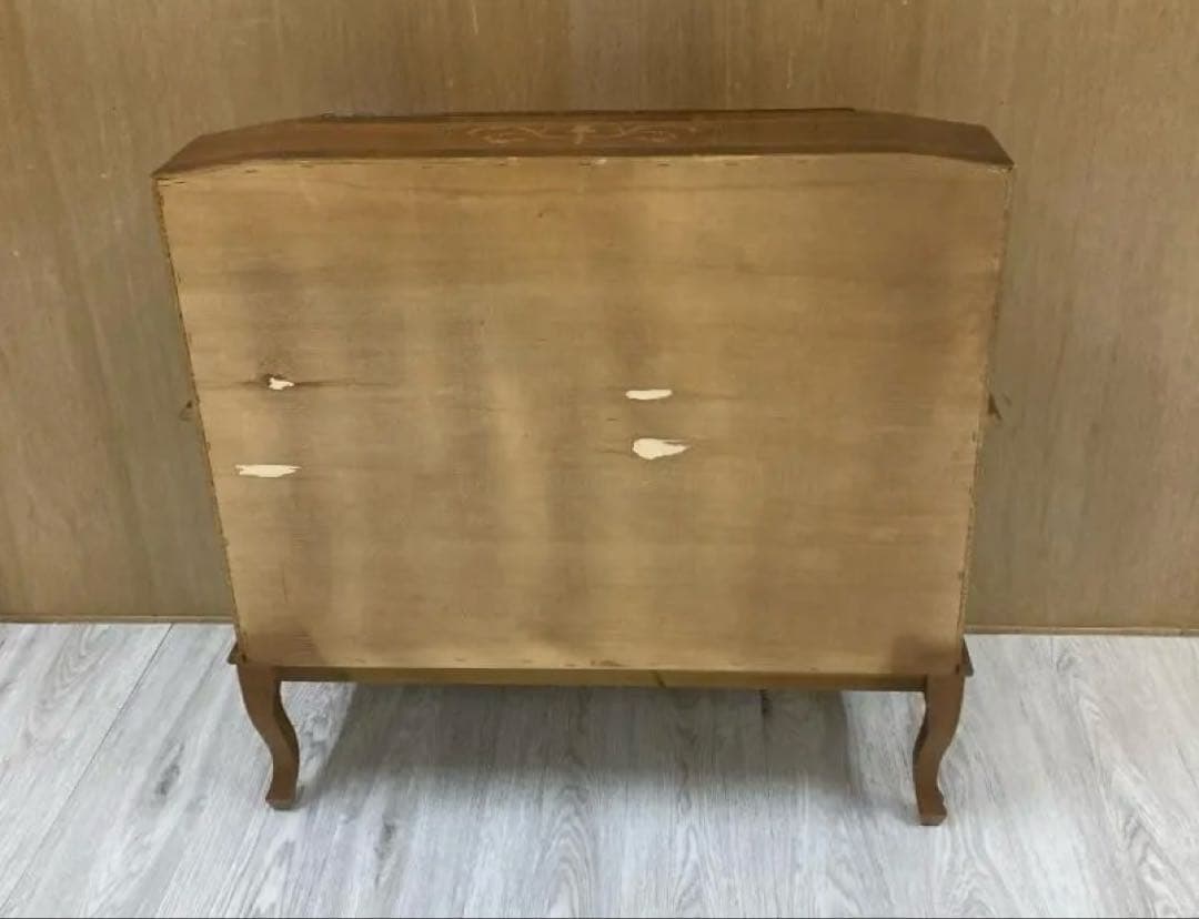 イタリア 象嵌 ライティング ビューロー デスク 猫脚　クラシック 鍵付