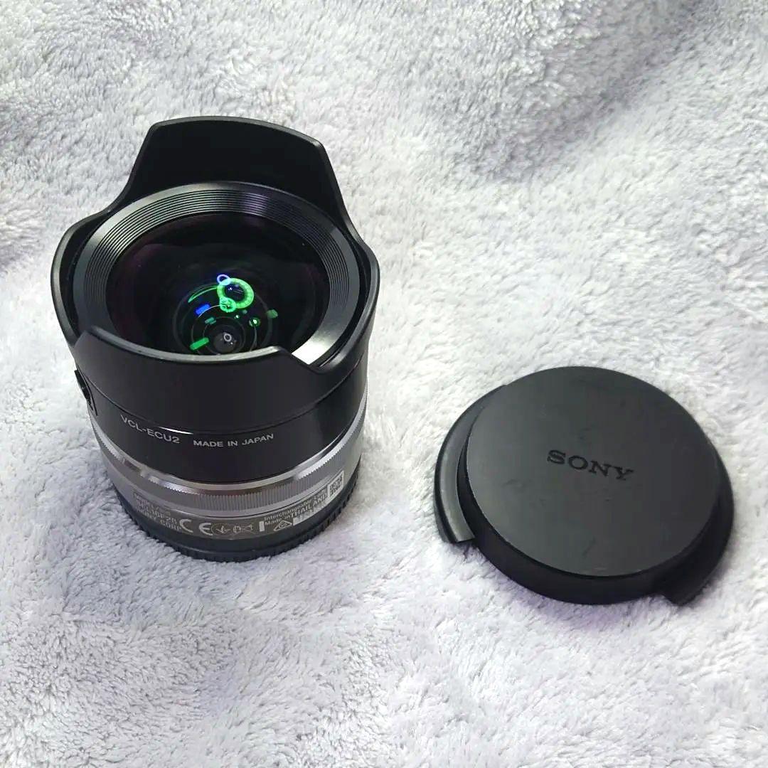 ♥SONY パンケーキレンズSEL16F28とワイドコンバーターVCL-ECU2
