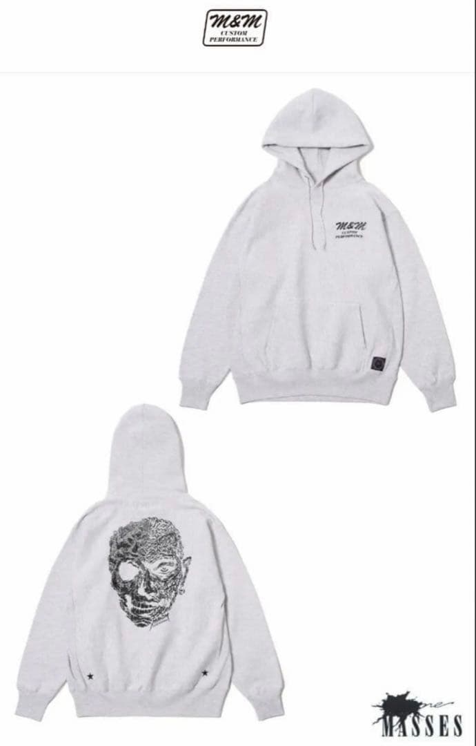 【M&M×MASSES】スウェット/フーディー セットアップ 上下セット売り