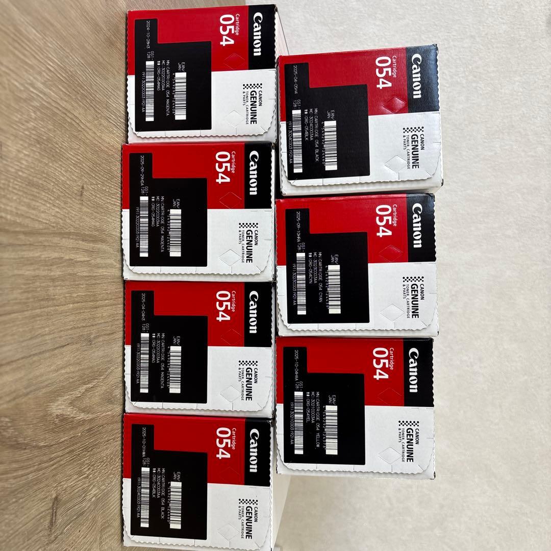 Canon 054トナーカートリッジ 7個セット
