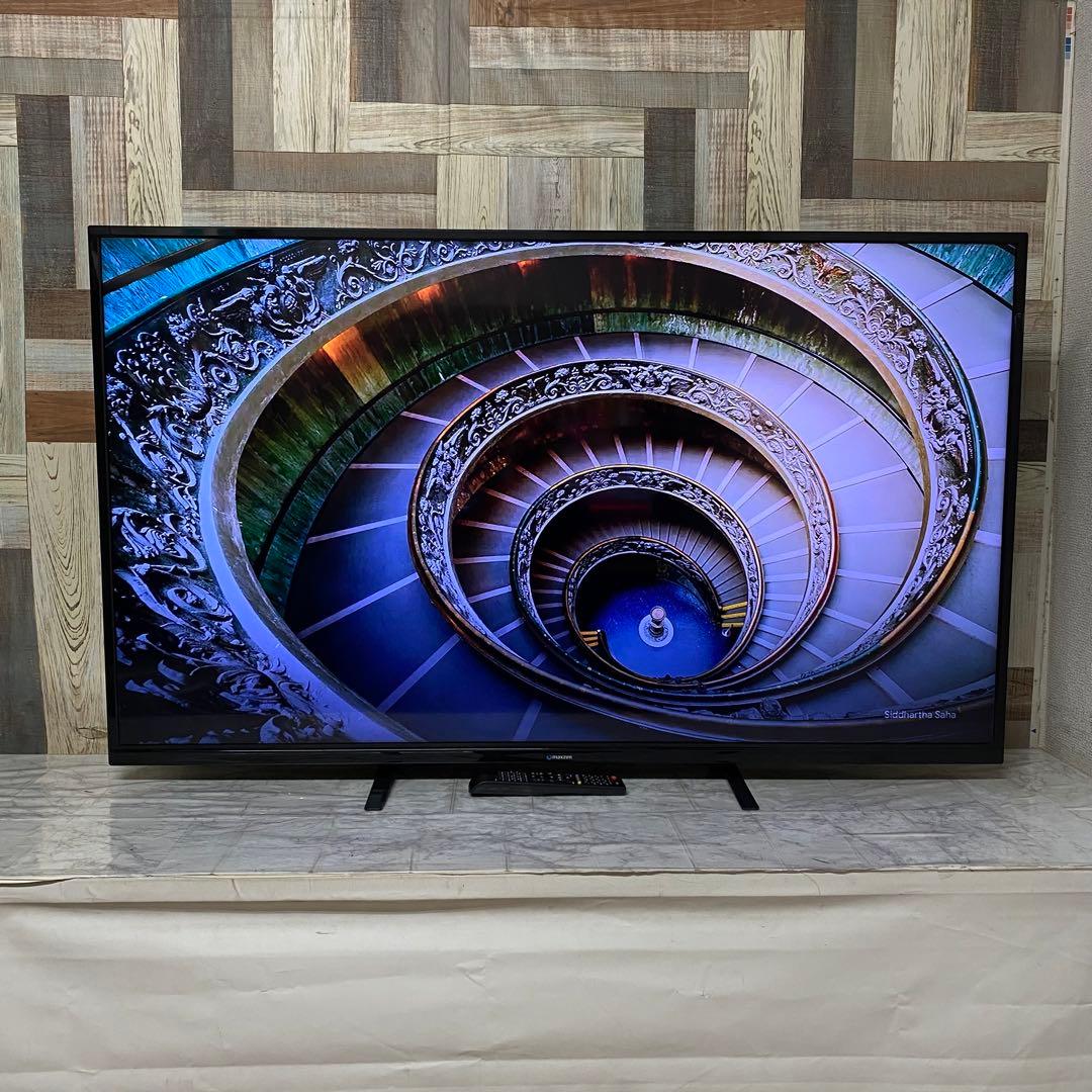 即日受渡❣️全国送料込マクスゼン55型4K液晶テレビWチューナーゲームモード搭載