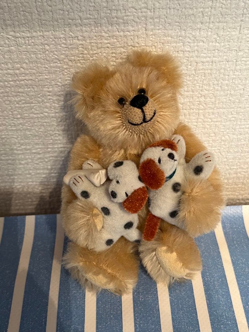 MICHA BEARS 稀少品　檄レアテディベア　クマと犬のセット 約20cm
