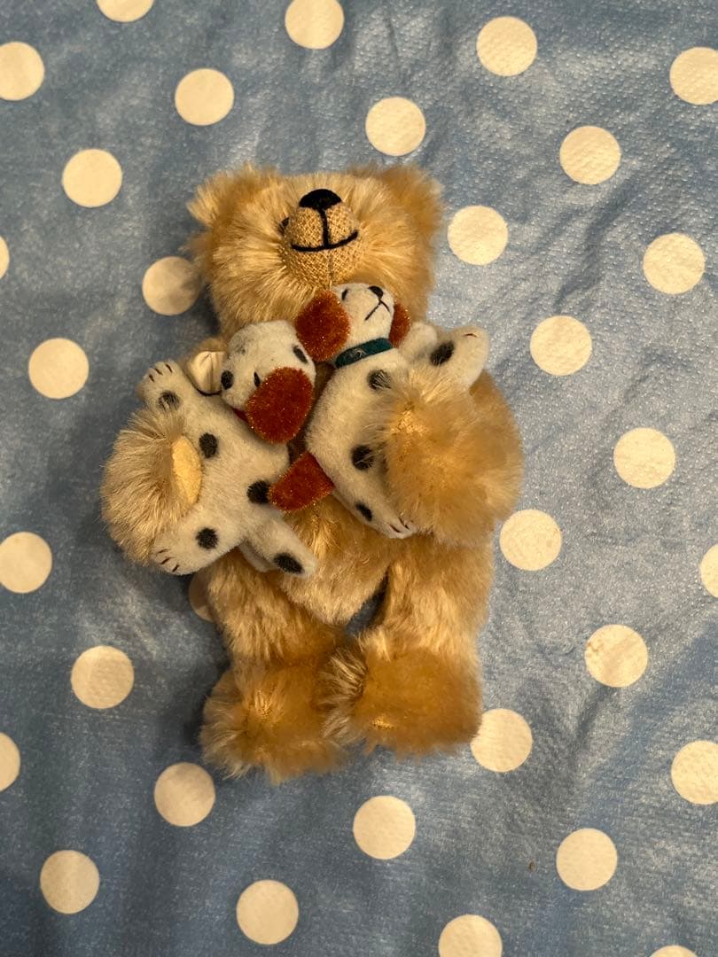 MICHA BEARS 稀少品　檄レアテディベア　クマと犬のセット 約20cm