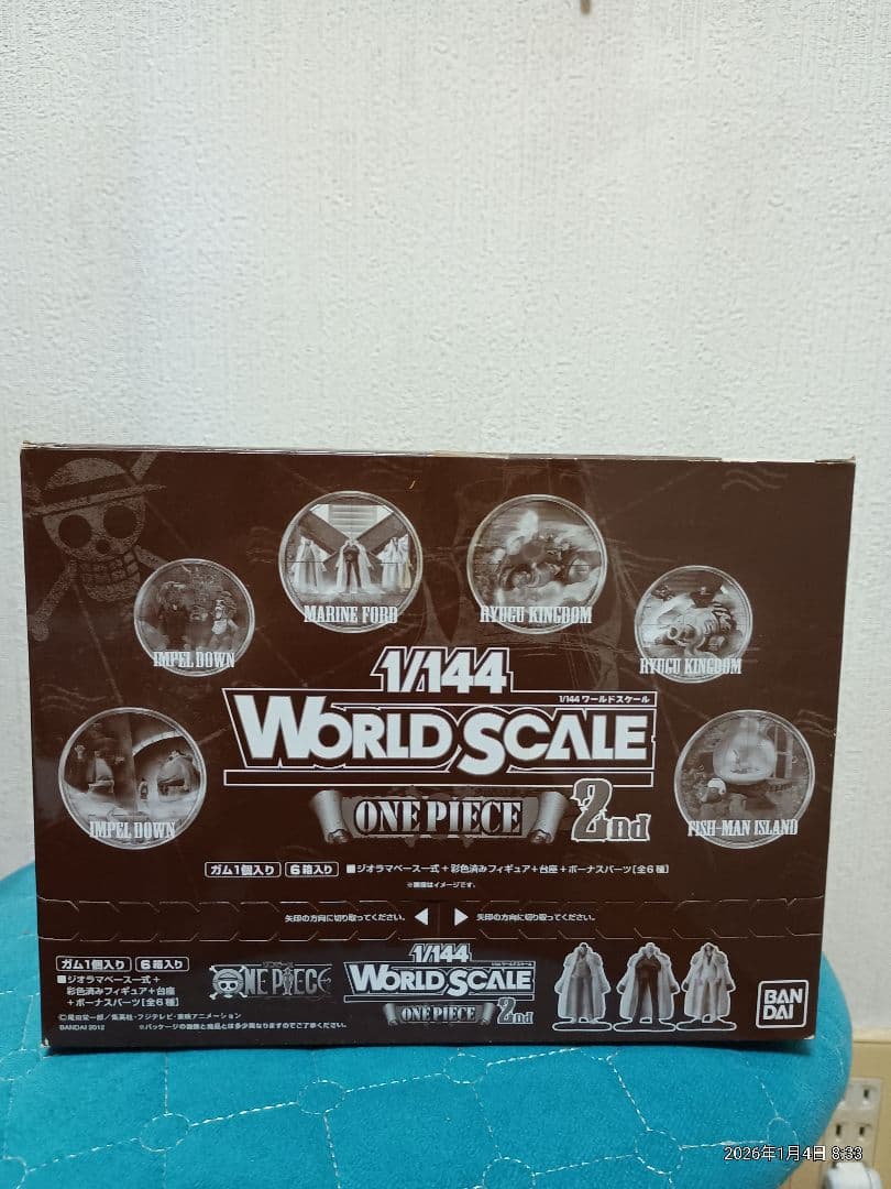 ワンピース 1/144 WORLD SCALE 2nd フランキー将軍 全6種