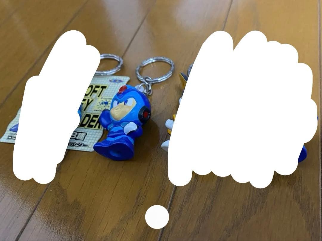 ロックマンソフトキーホルダー　4種セット　コブン フォルテ エックス