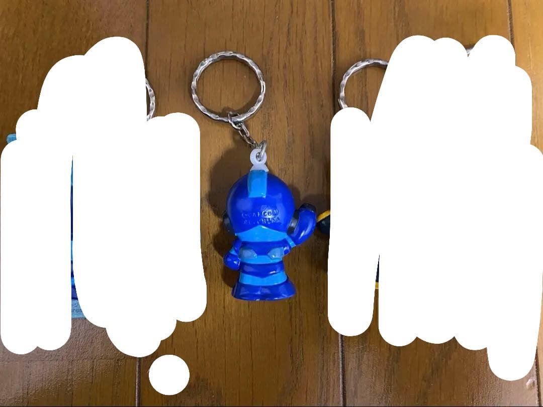 ロックマンソフトキーホルダー　4種セット　コブン フォルテ エックス