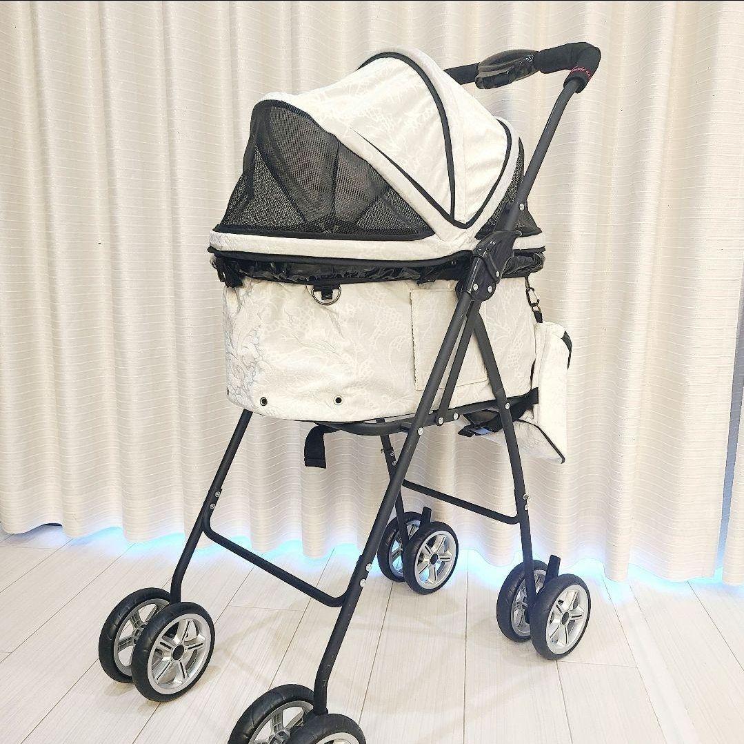 【ミナのミナクル】天使のカート M Ver.3 ホワイト 白 ダマスク