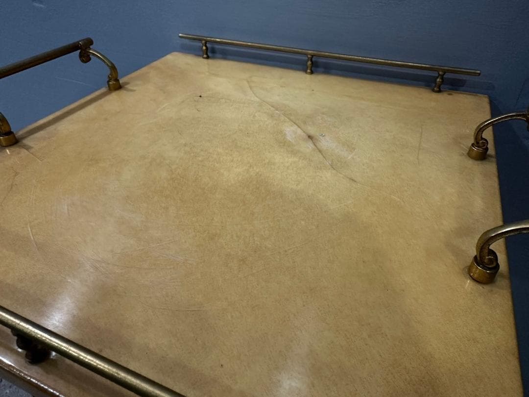 超希少『ALDO TURA』アルドトゥーラ キッチンワゴン サイドテーブル