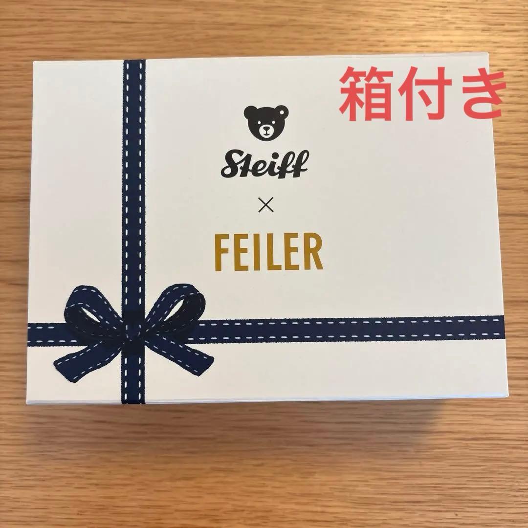 ちょこ　フェイラー　シュタイフ　ハンカチ　キーリング