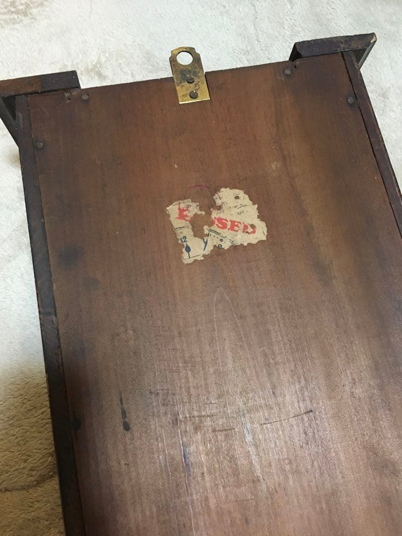 大正〜戦前 ゼンマイ振り子時計 整備済み 美品