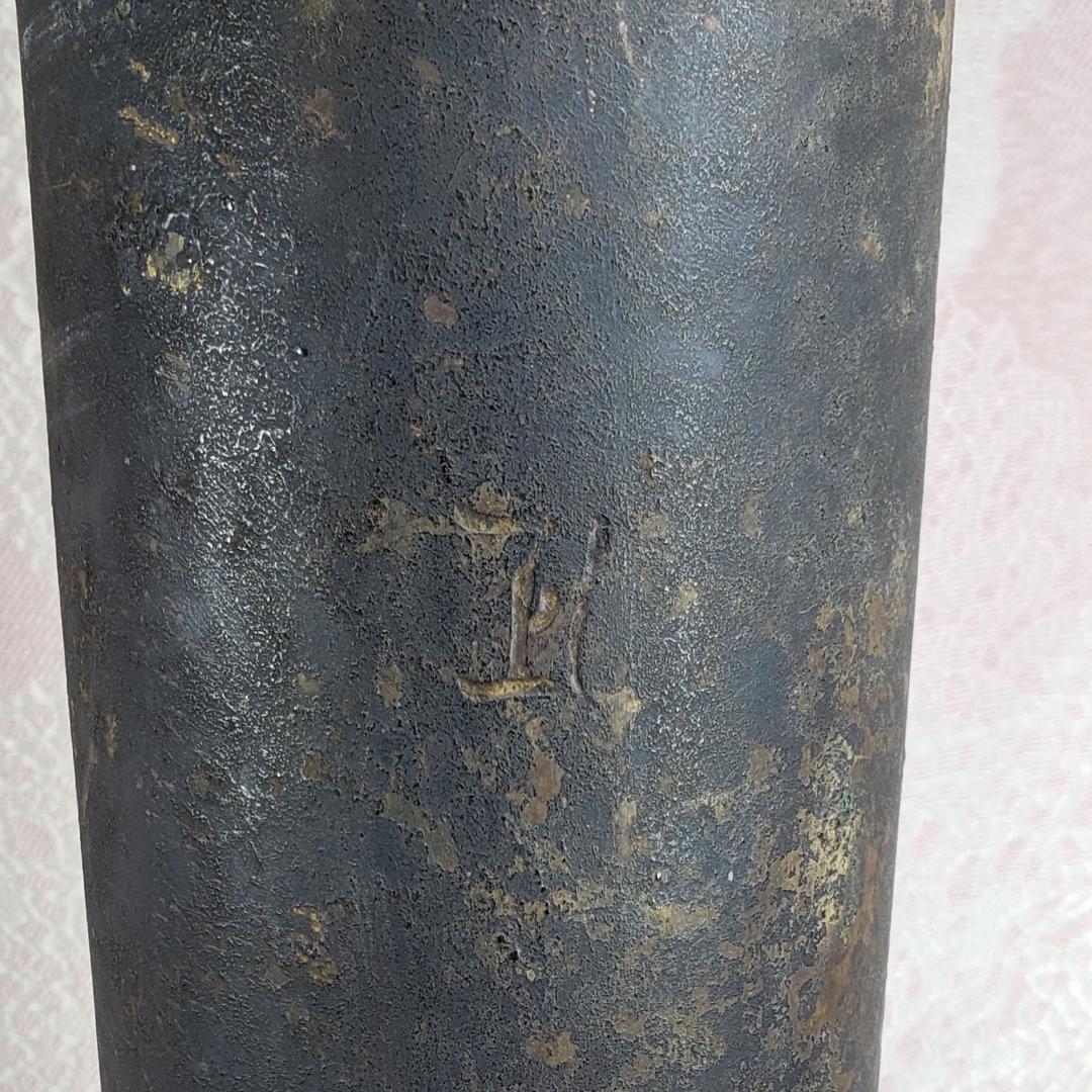 ◆『徳川家 金銅観音菩薩彫経筒 三つ葉葵紋』◆検）仏像 徳川家康 徳川家光 空海