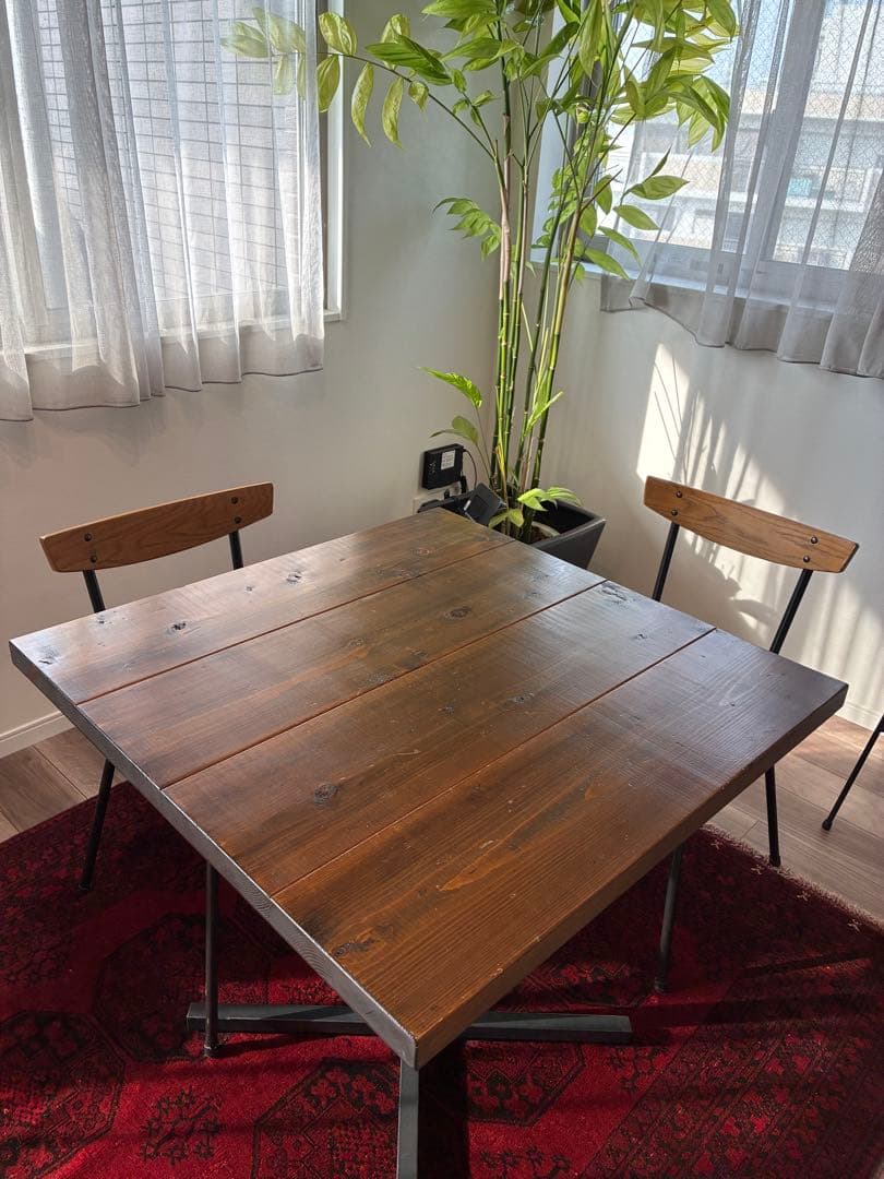 ダイニングテーブル&チェア2脚