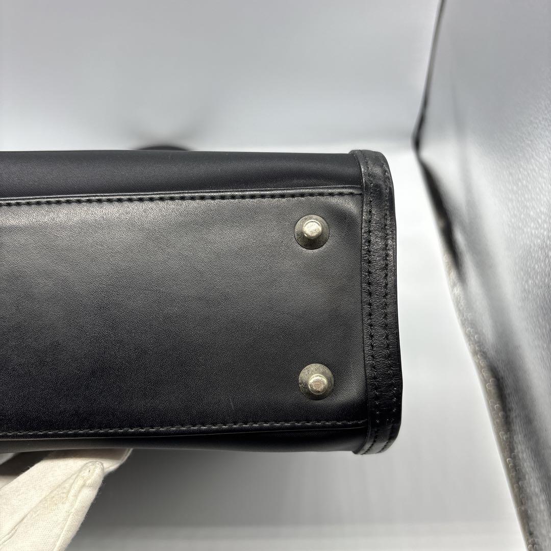 BURBERRY バーバリー トート　ビジネスバッグ ナイロン レザー ブラック