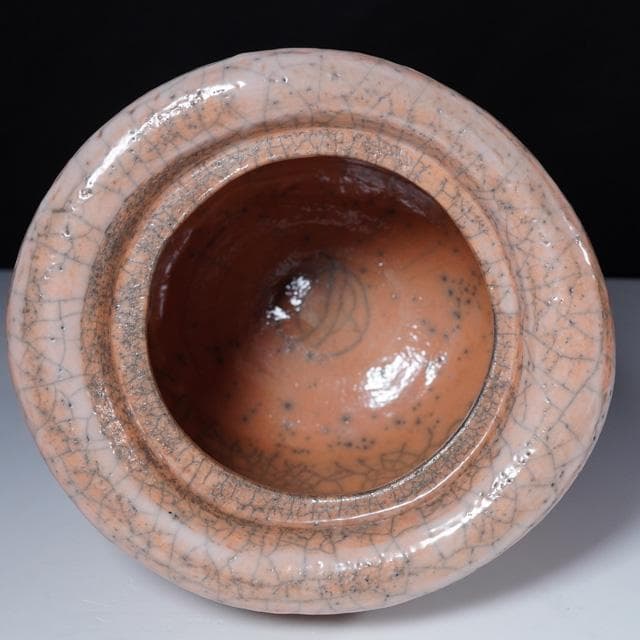 大樋年雄　大樋白釉水指　共箱　茶道具　大樋長左衛門　金沢