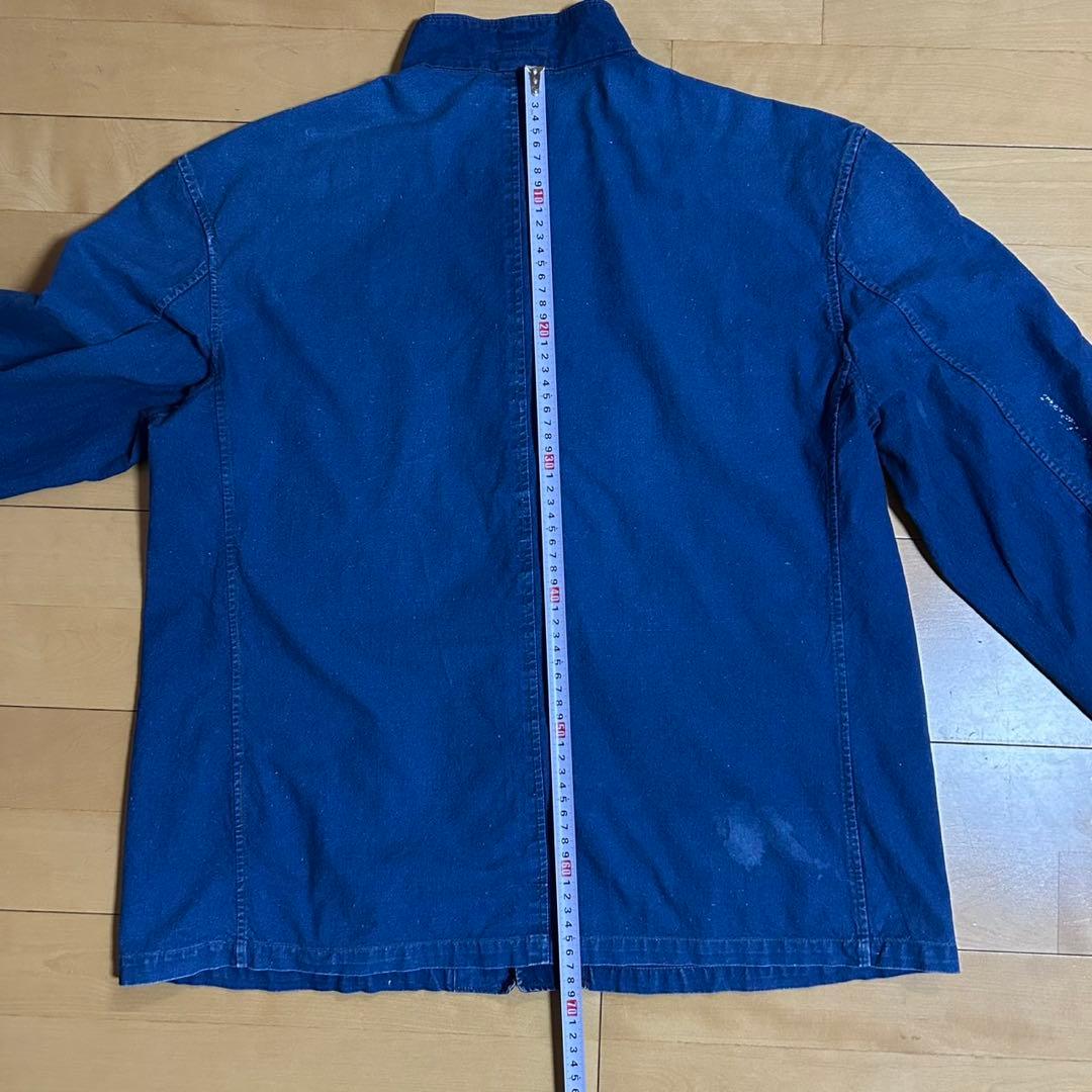 french vintage china jacket インディゴ ブルー