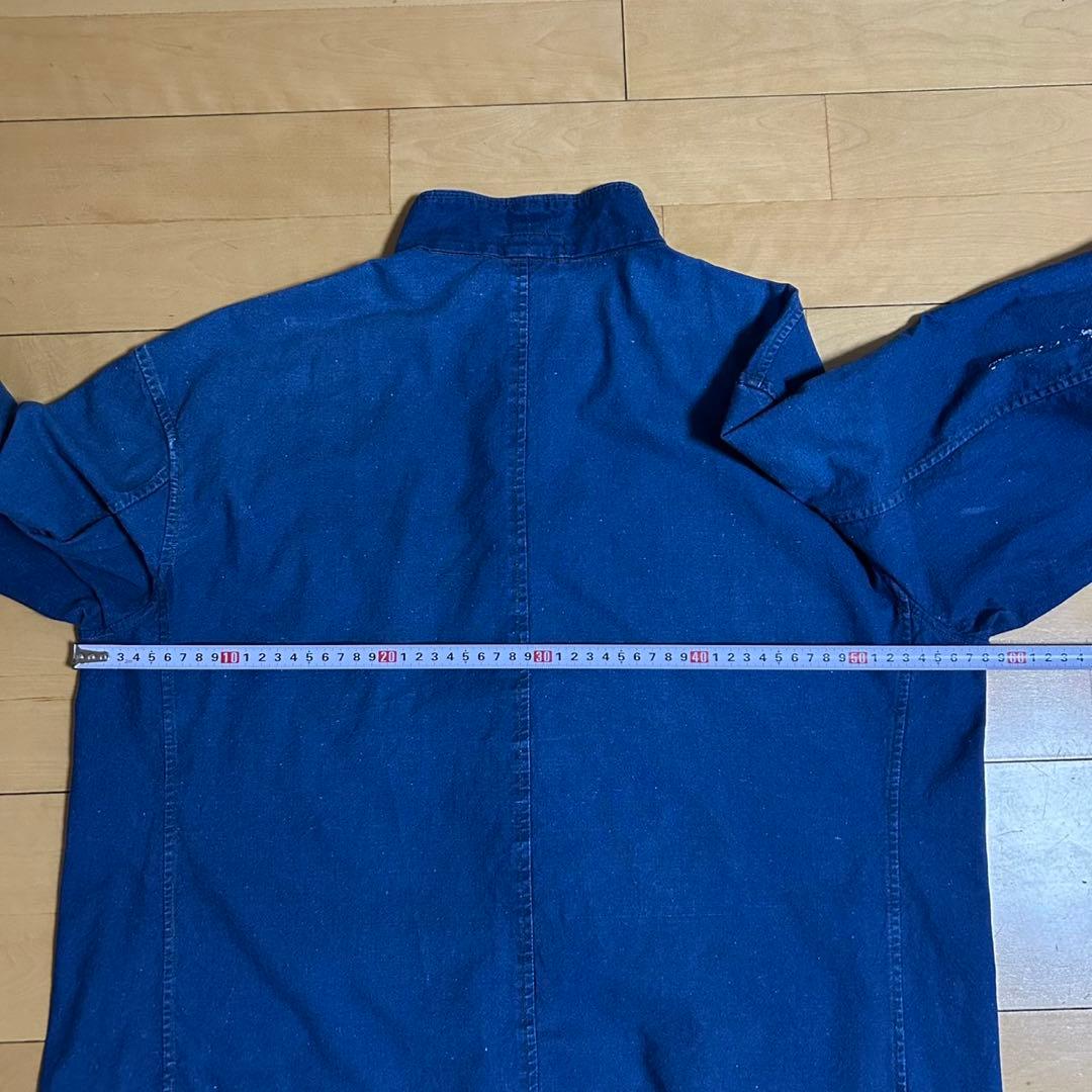 french vintage china jacket インディゴ ブルー