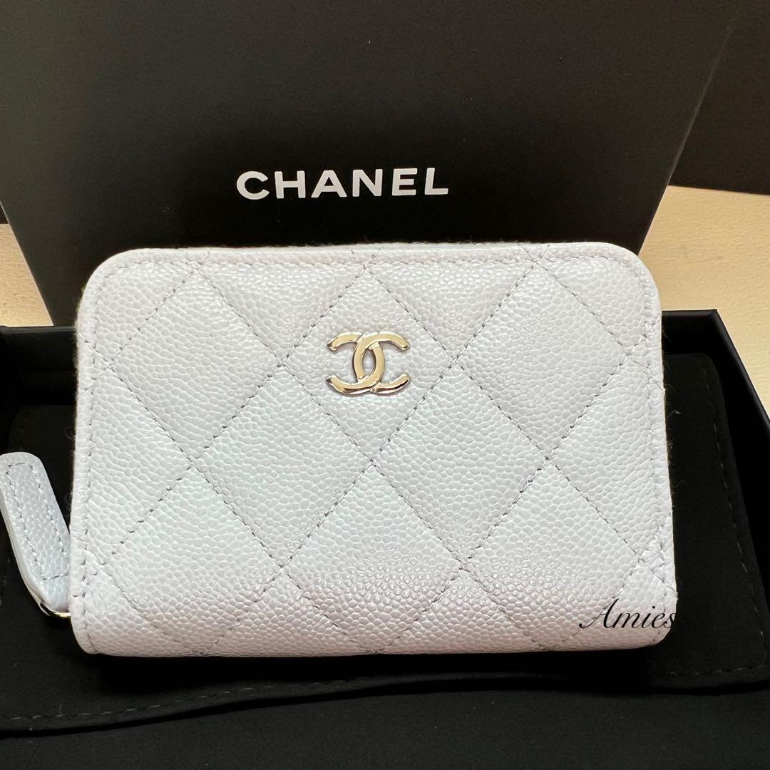 レアカラー・新品未使用★CHANEL マトラッセ ケース ライトグレー