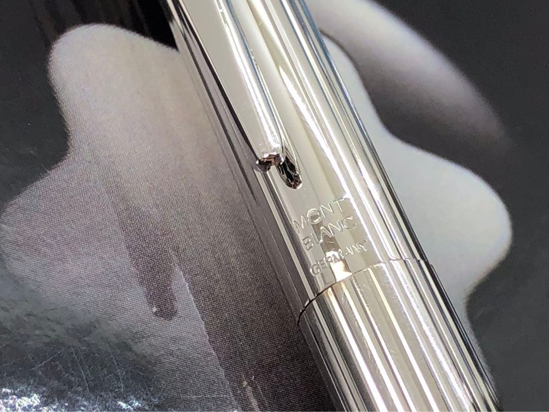 モンブラン　★稀な未使用に近い極上の保管品！総プラチナ張りノブレス★No1157