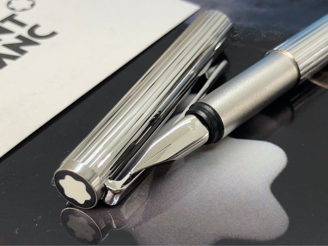 モンブラン　★稀な未使用に近い極上の保管品！総プラチナ張りノブレス★No1157