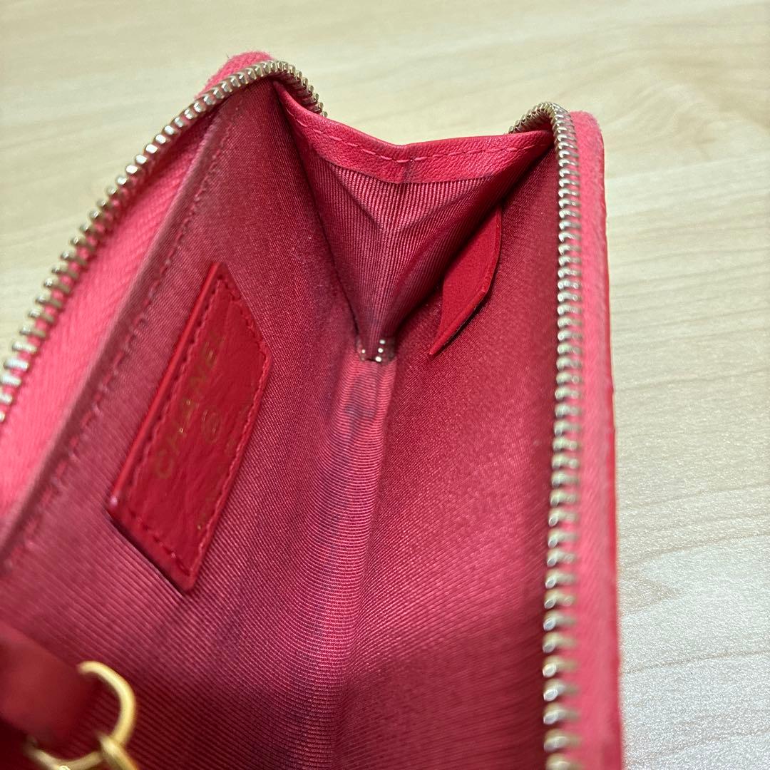 CHANEL シャネル　ケース　カードケース　マトラッセ　ココマーク