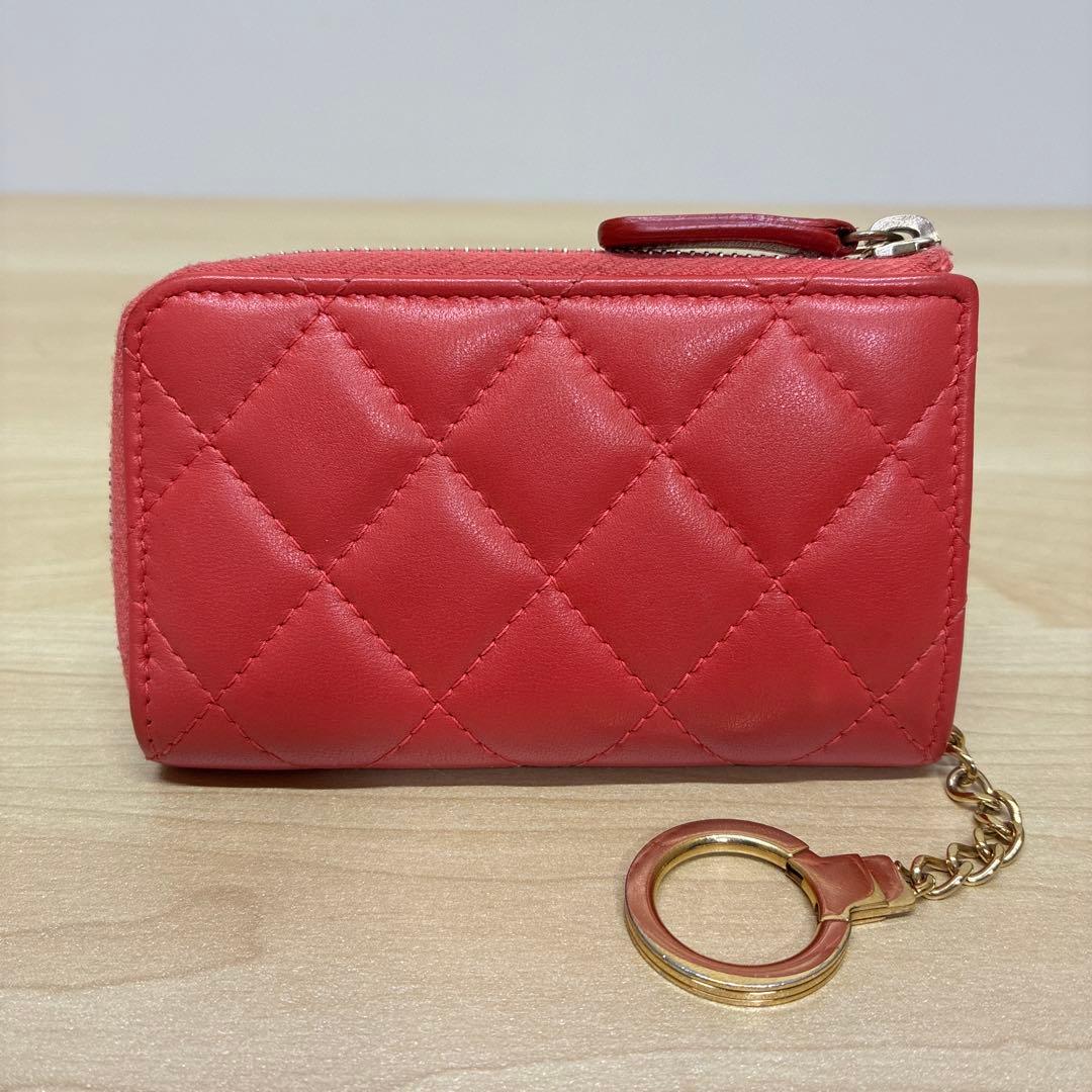 CHANEL シャネル　ケース　カードケース　マトラッセ　ココマーク