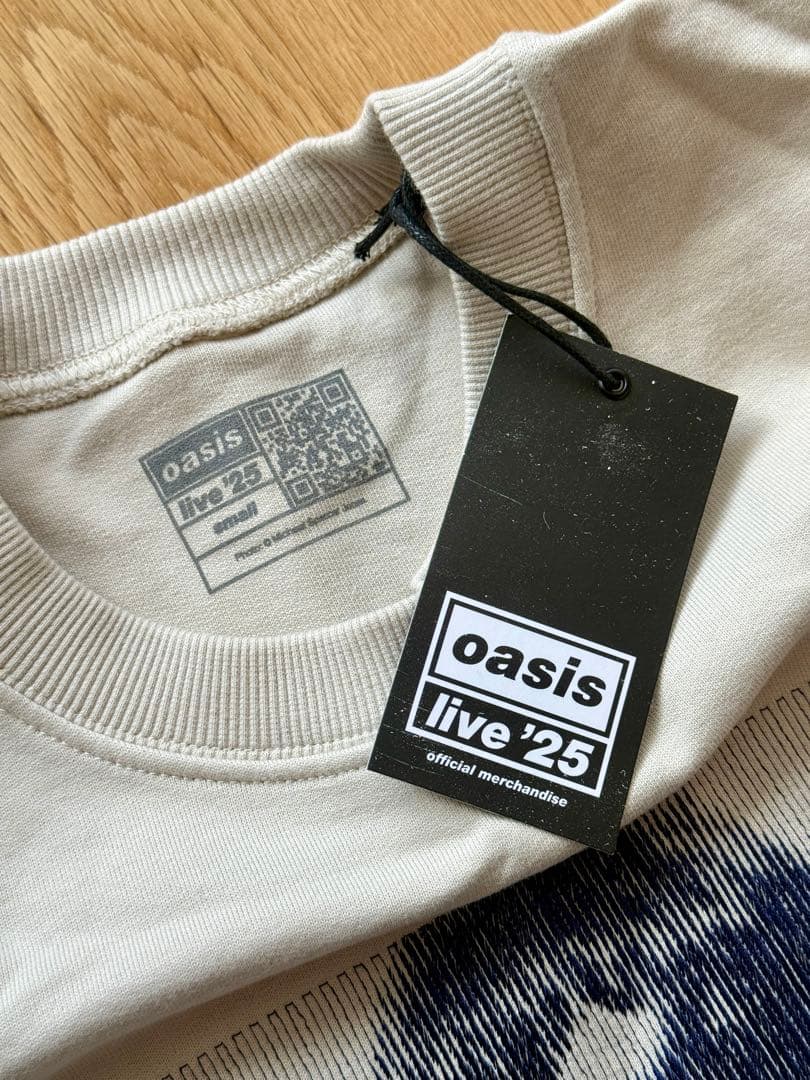 新品Oasis Live’25 UK公式リアムエンブロイダリースウェットオアシス