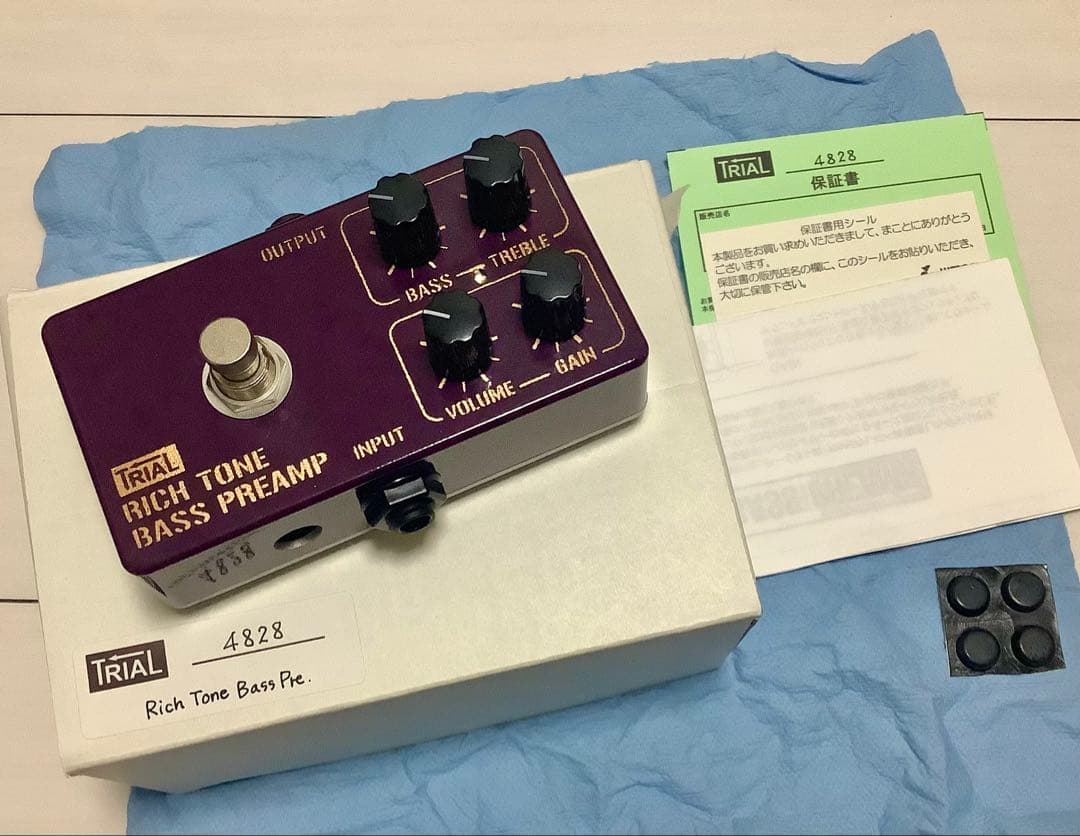 ベース TRIAL / RICH TONE BASS PREAMP