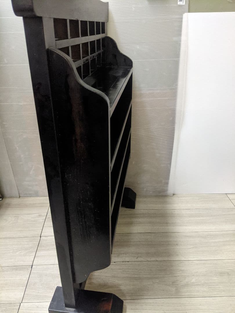 アンティーク 和家具 衝立 間仕切り棚ディスプレイ 木製