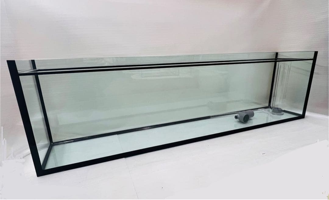 特注仕様1800ｘ325ｘ500㎜ ガラス水槽 フランジ加工付き　未使用品