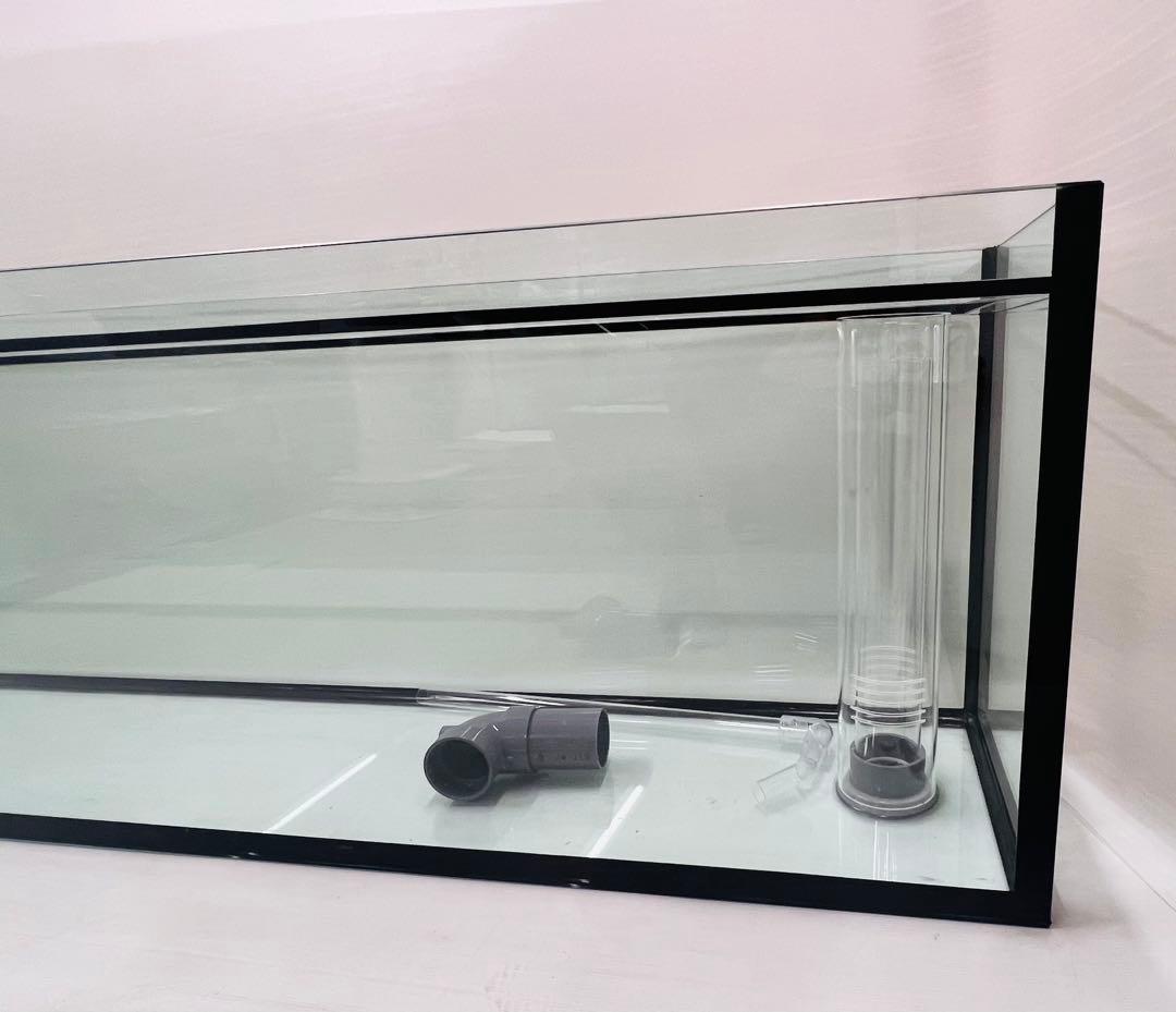 特注仕様1800ｘ325ｘ500㎜ ガラス水槽 フランジ加工付き　未使用品