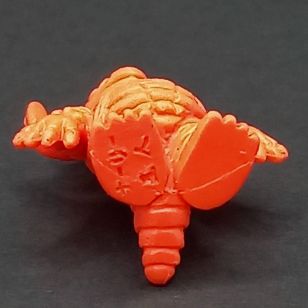 【カーリー星人】橙色　ウルトラ 怪獣 消しゴム 特撮 当時もの