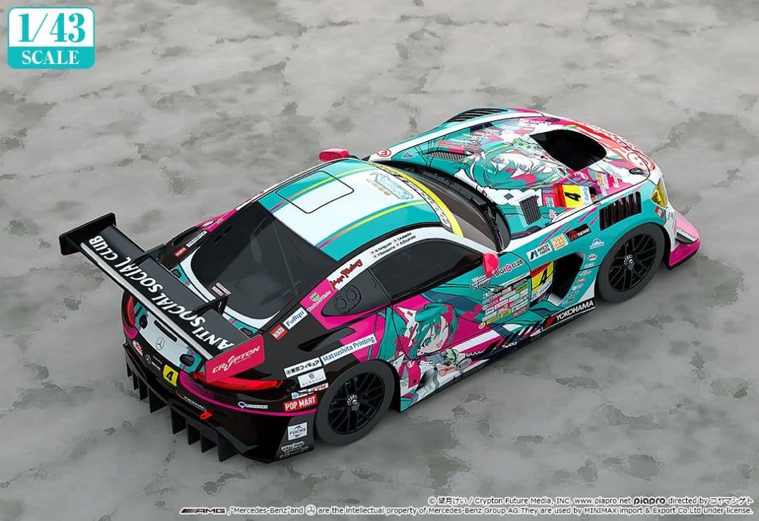 1/43 グッドスマイル 初音ミク AMG 2025 開幕戦