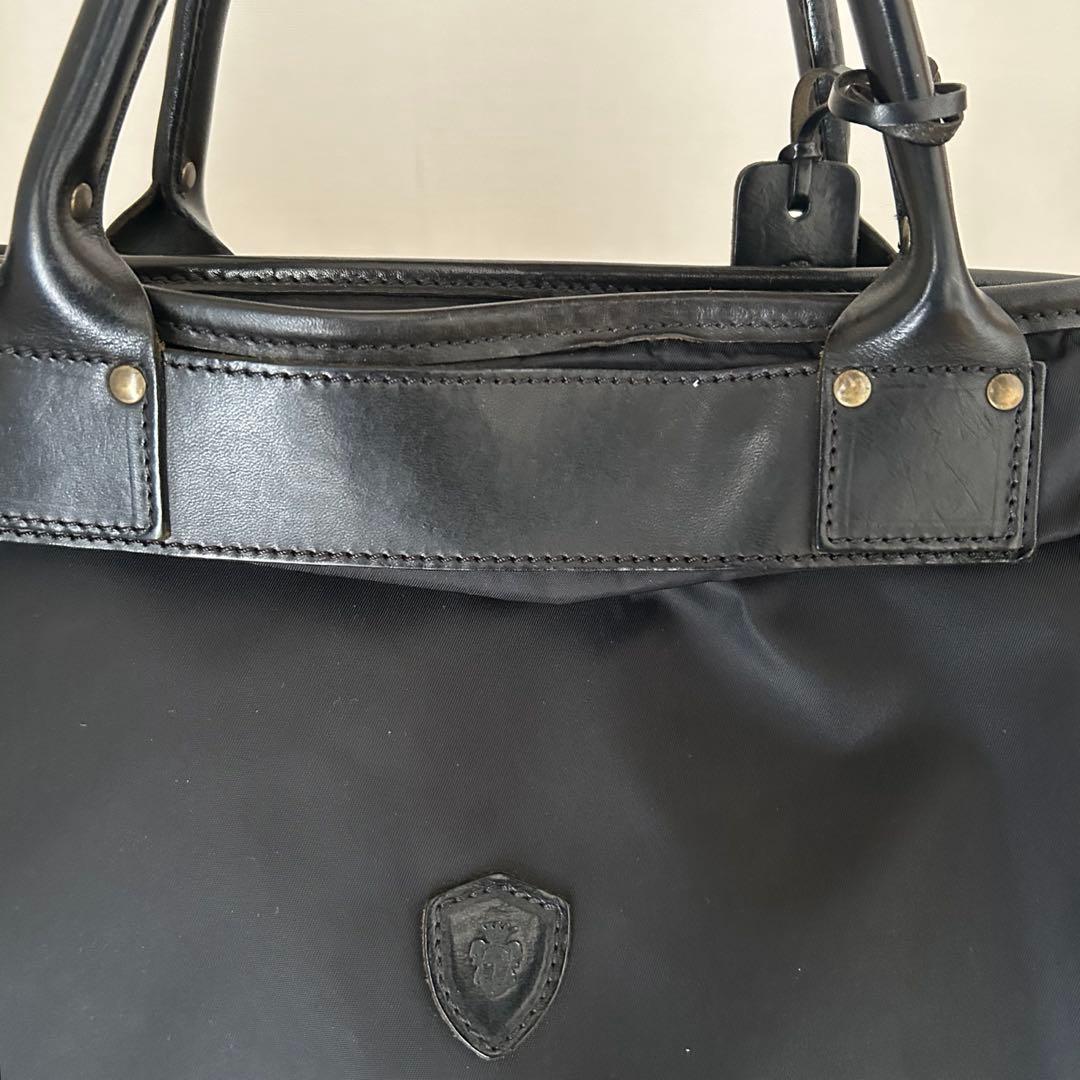 【美品】 Felisi フェリージ　ナイロン×レザー　バッグ1993 黒