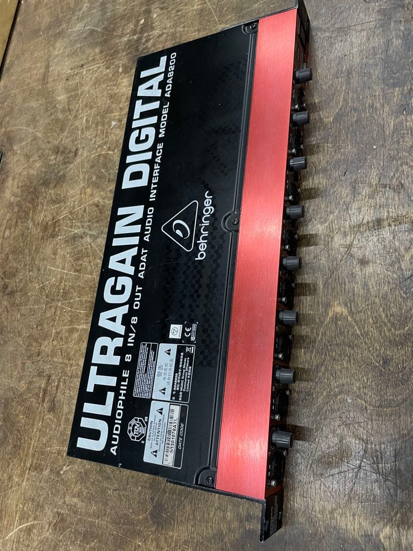 DJ機材 Behringer ULTRAGAIN DIGITAL ADA8200