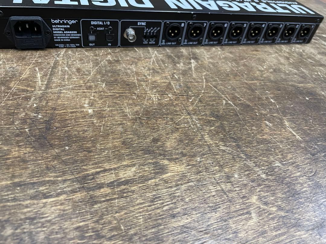 DJ機材 Behringer ULTRAGAIN DIGITAL ADA8200