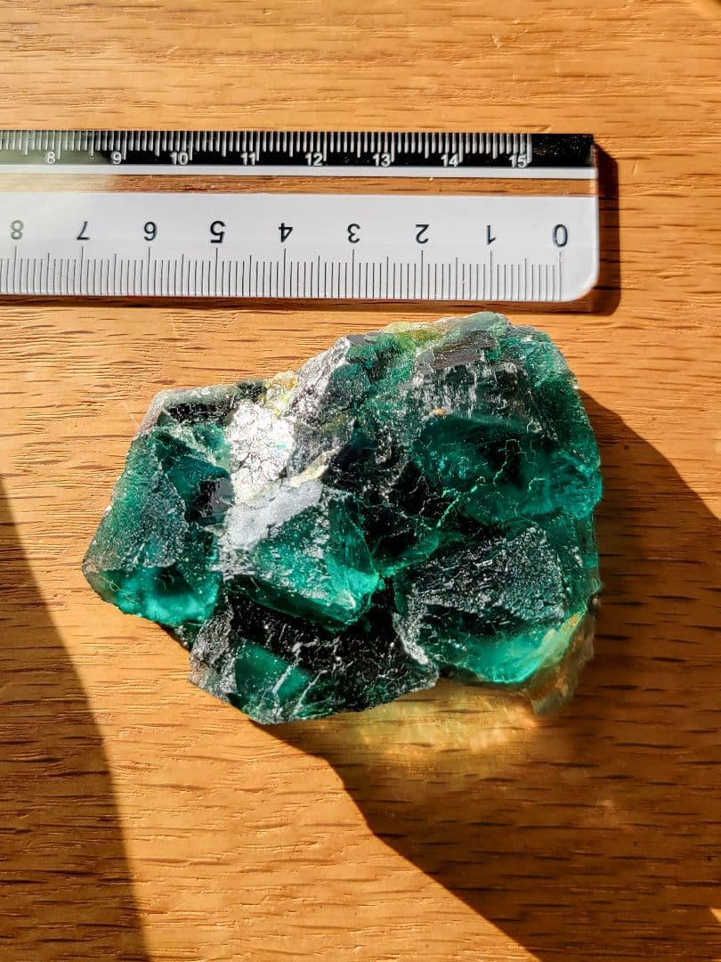 ナミビア　オコルス鉱山　フローライト原石　鉱物