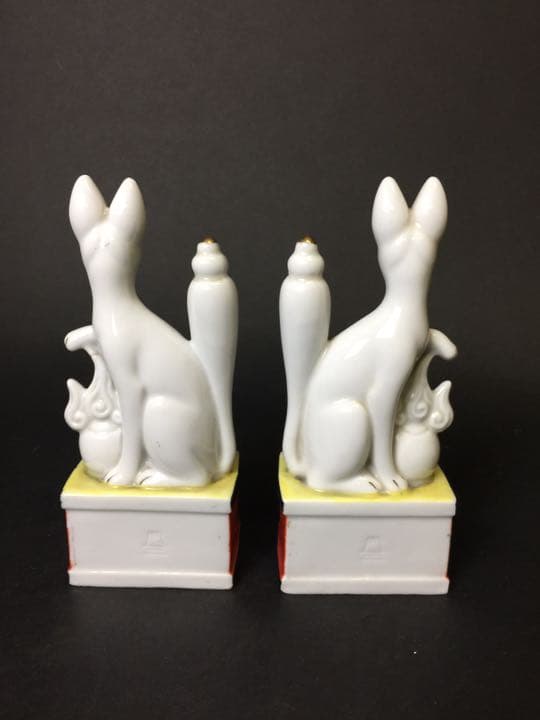 年代物 稲荷様  吉祥 狐さん(きつね) 古美術 宗教美術