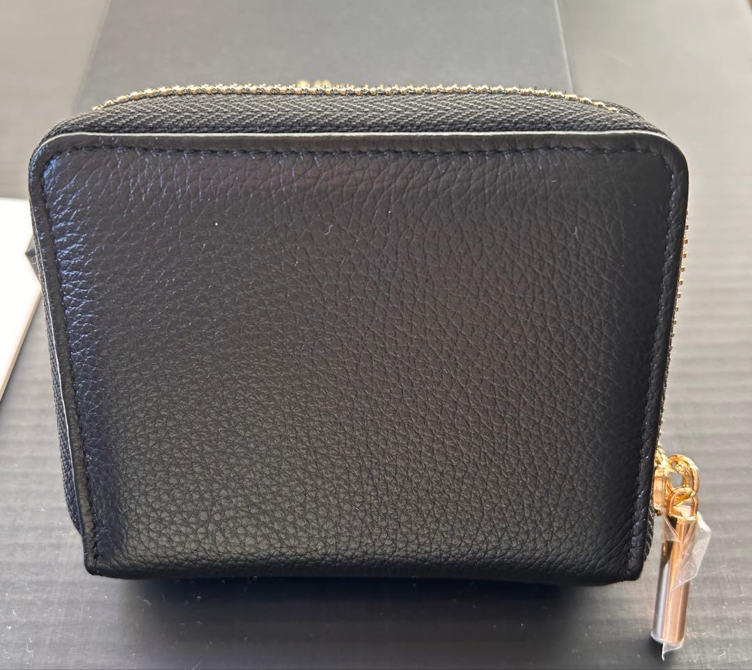 Vin 　ラウンドファスナー　レザーミニウォレット