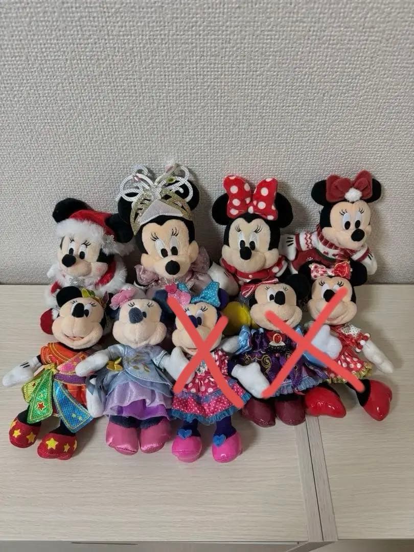 ミニー ぬいぐるみバッジ