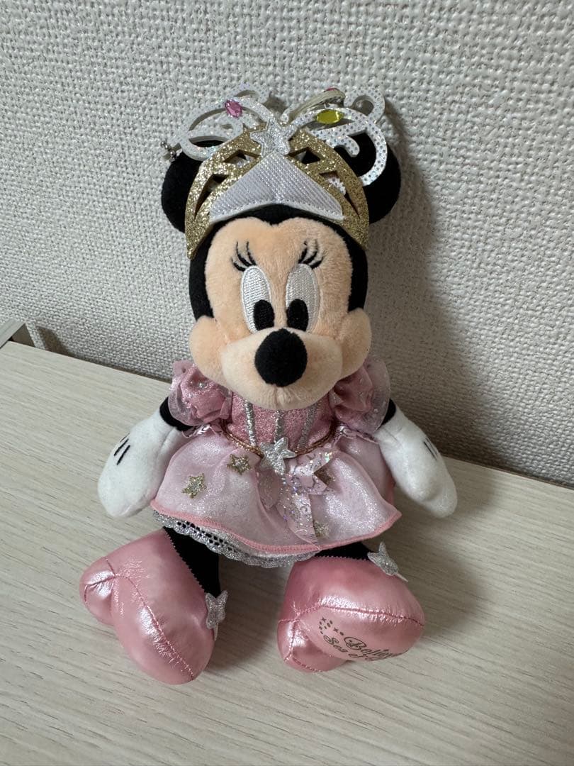 ミニー ぬいぐるみバッジ