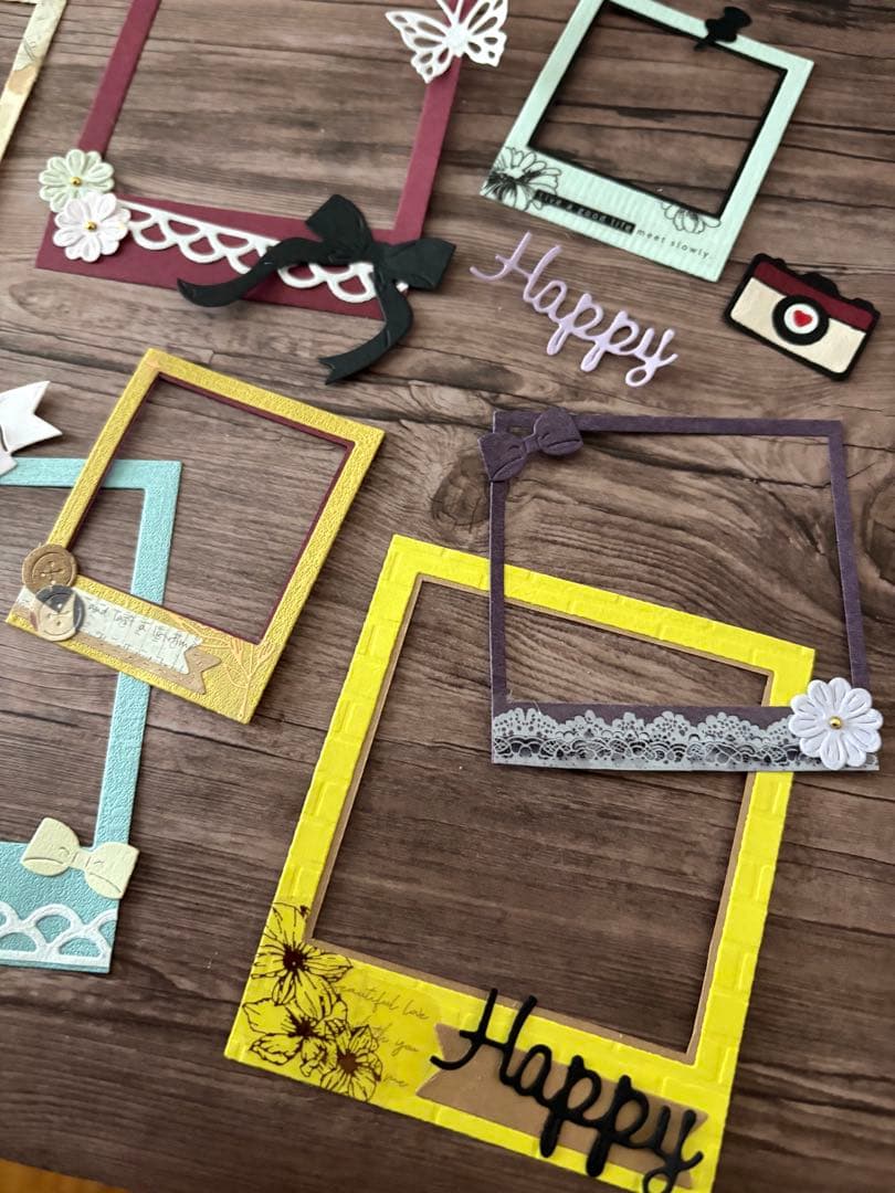 アルバムクラフト・コラージュ素材☆コラージュフレームセット