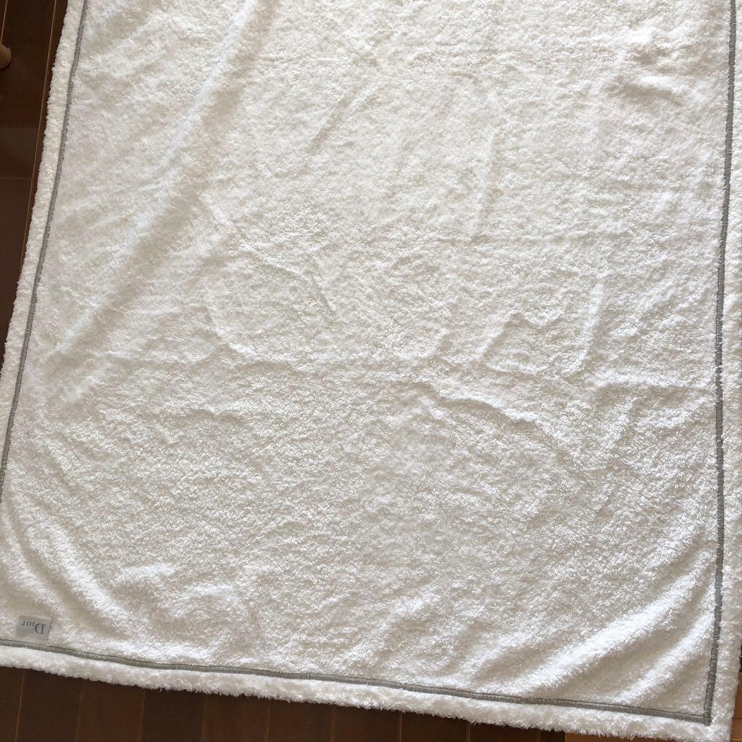 used クリスチャンディオール　フランス製　Dior刺繍　タオル(バスマット)