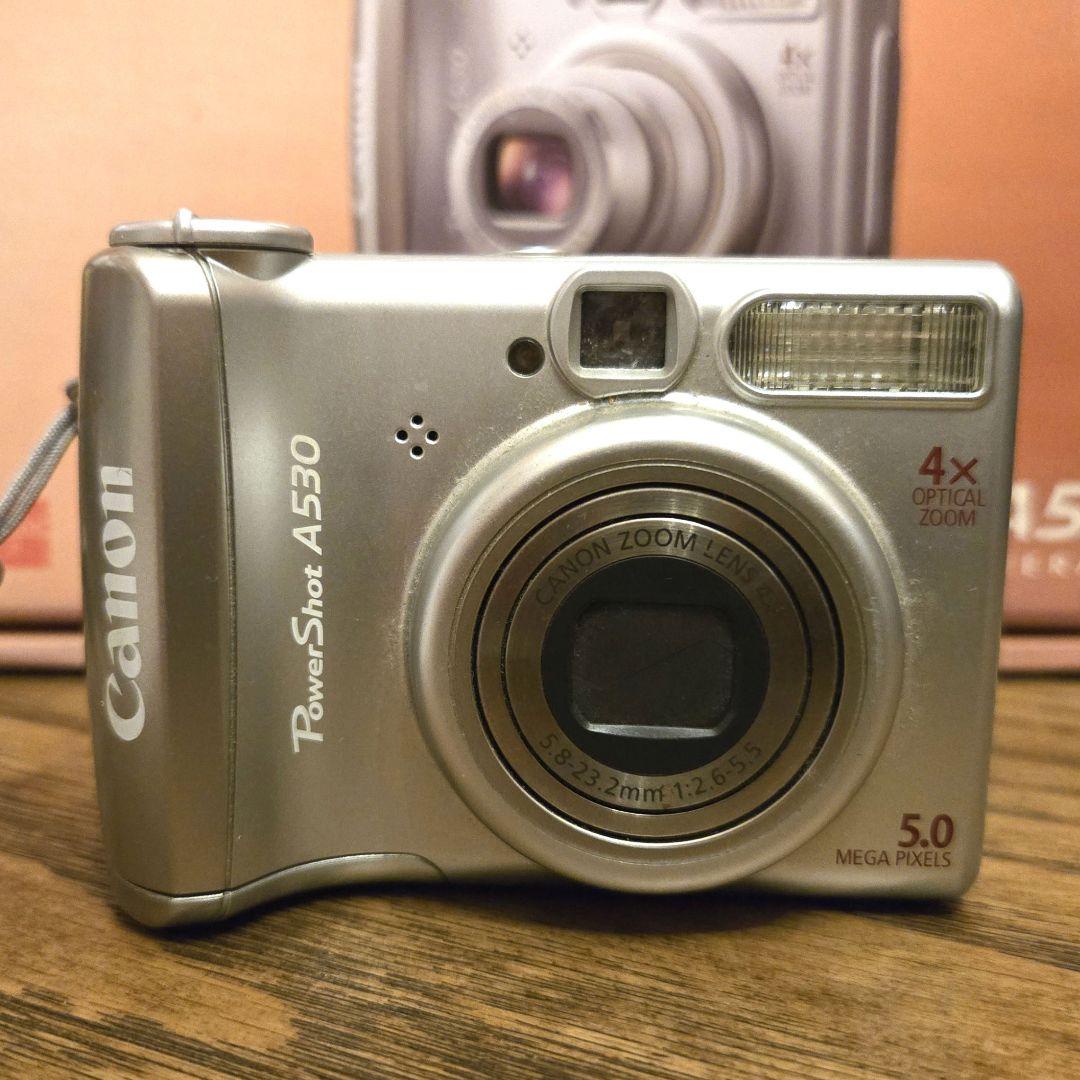 Canon Powershot A530 シルバーオールド　コンデジ