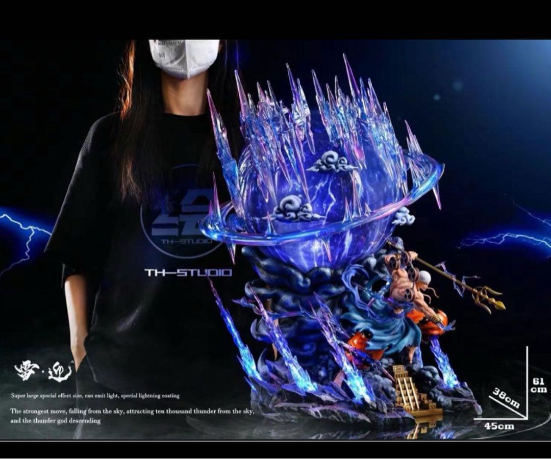 ONE PIECE ワンピース エネル【雷神・雷隕】 ガレージキット フィギュア
