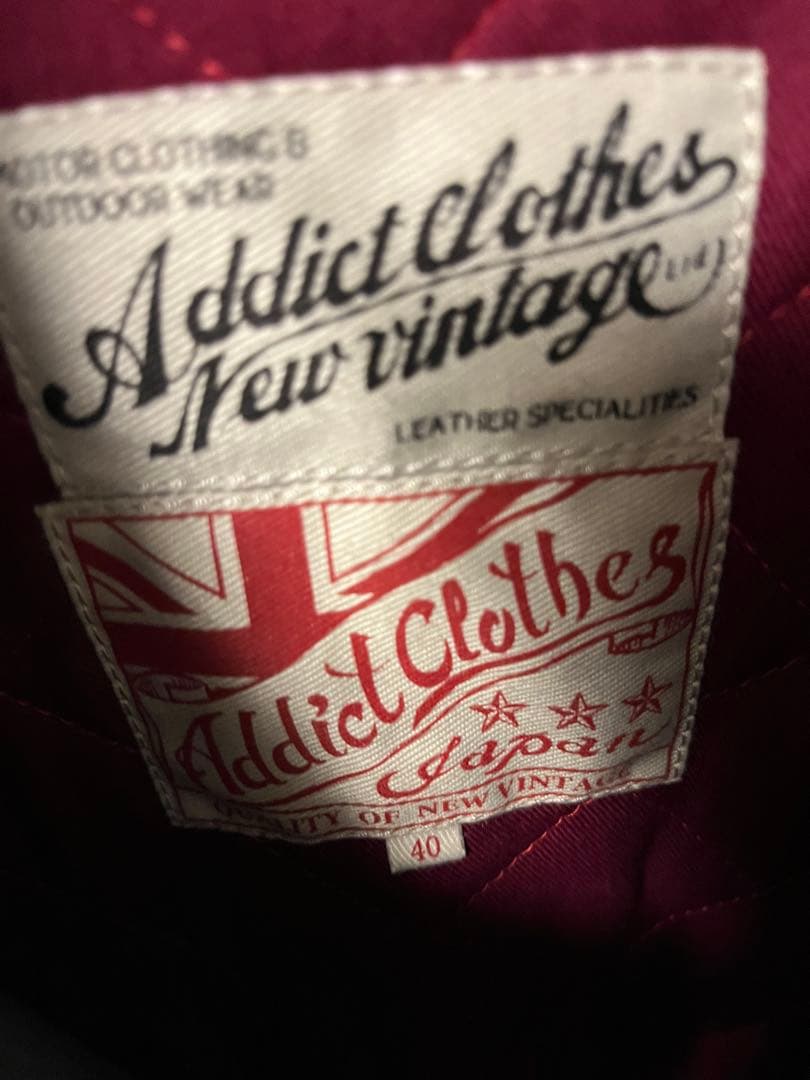 ジャケット・アウター ADDICT CLOTHES AD-01 40 deerskin