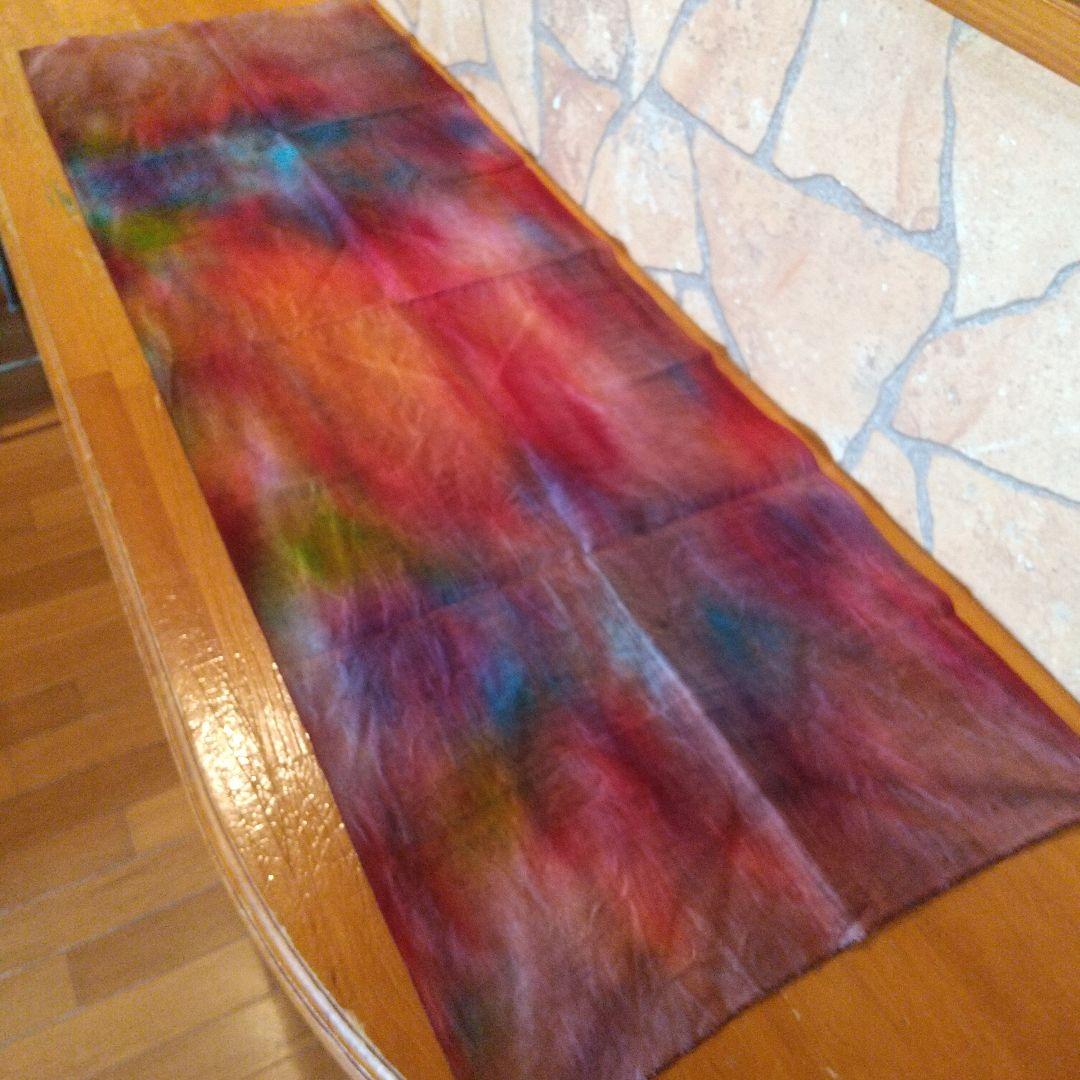 ④❣️蘭❣️。17，ジャンクジャーナル素材。手染め布